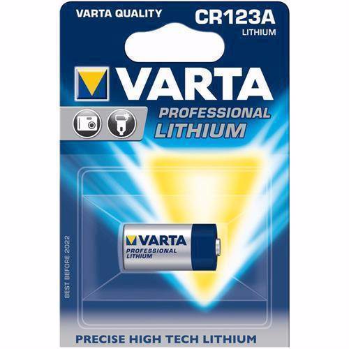 CR123A Varta 3v Lithium foto batteri